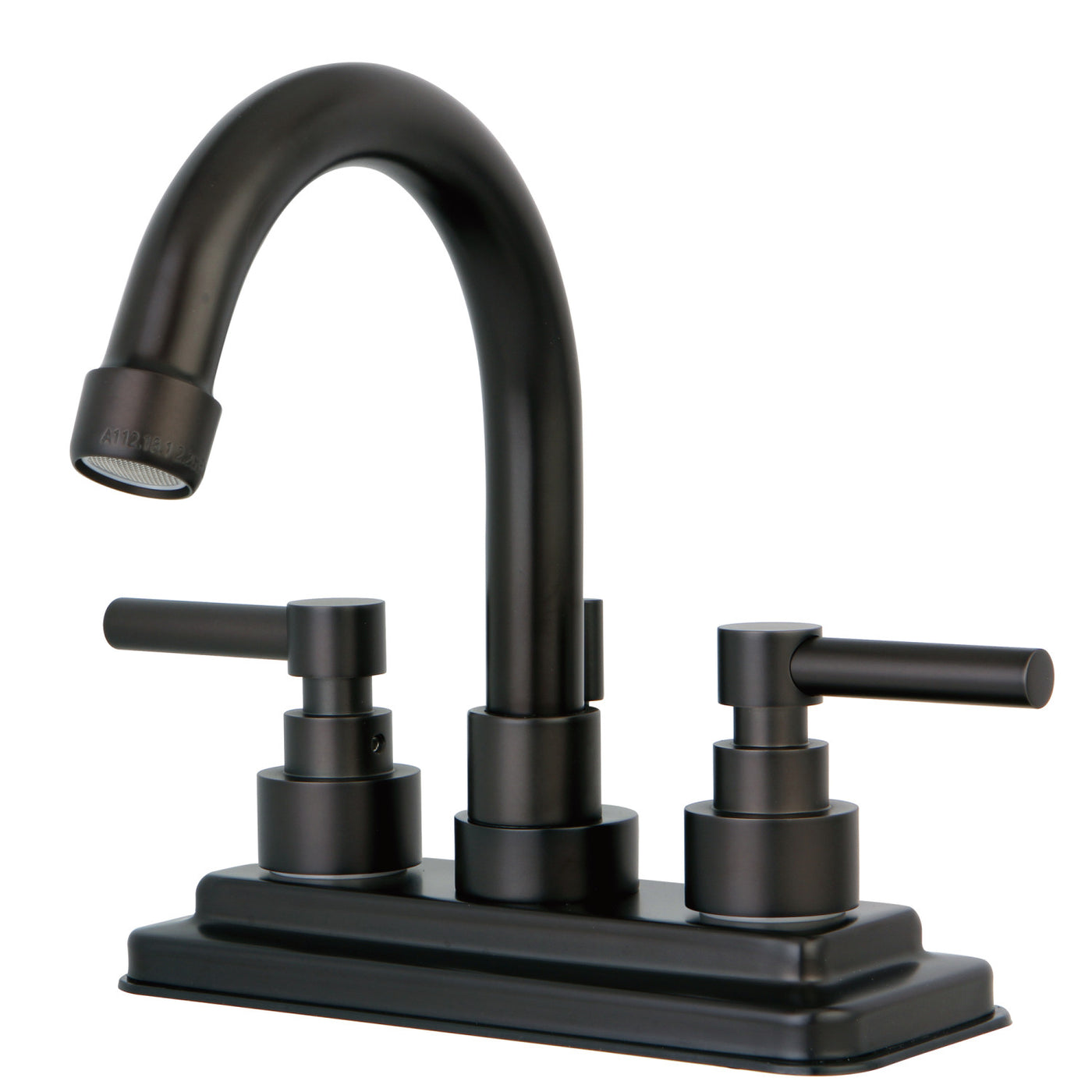 Elements of Design ES8665EL 4-Inch Centerset Bathroom Faucet with Brass Pop-Up, Oil Rubbed Bronze