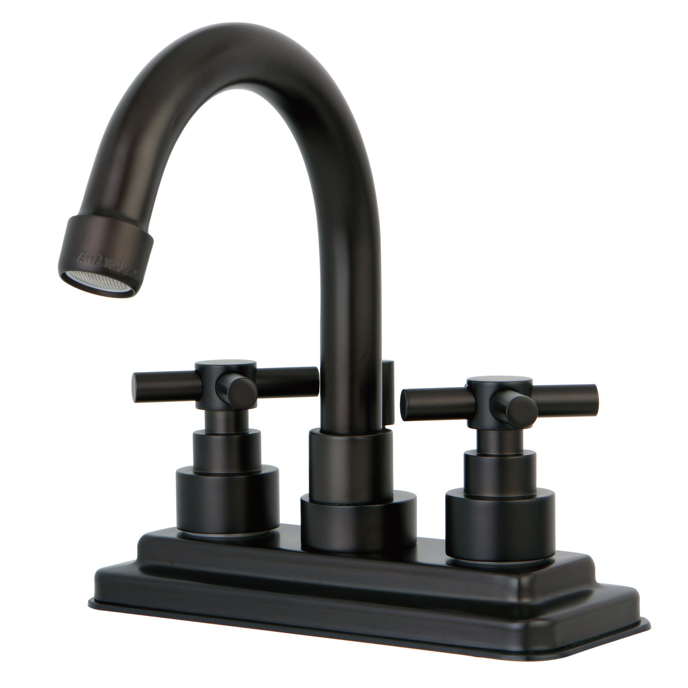 Elements of Design ES8665EX 4-Inch Centerset Bathroom Faucet with Brass Pop-Up, Oil Rubbed Bronze