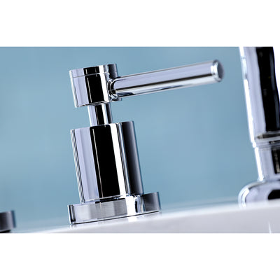 Elements of Design ES8721DL Widespread Kitchen Faucet with Plastic Sprayer, Polished Chrome
