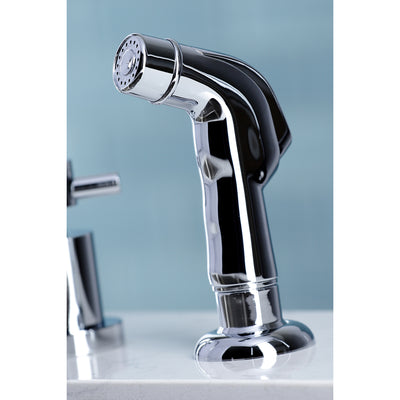 Elements of Design ES8721DX Widespread Kitchen Faucet with Plastic Sprayer, Polished Chrome