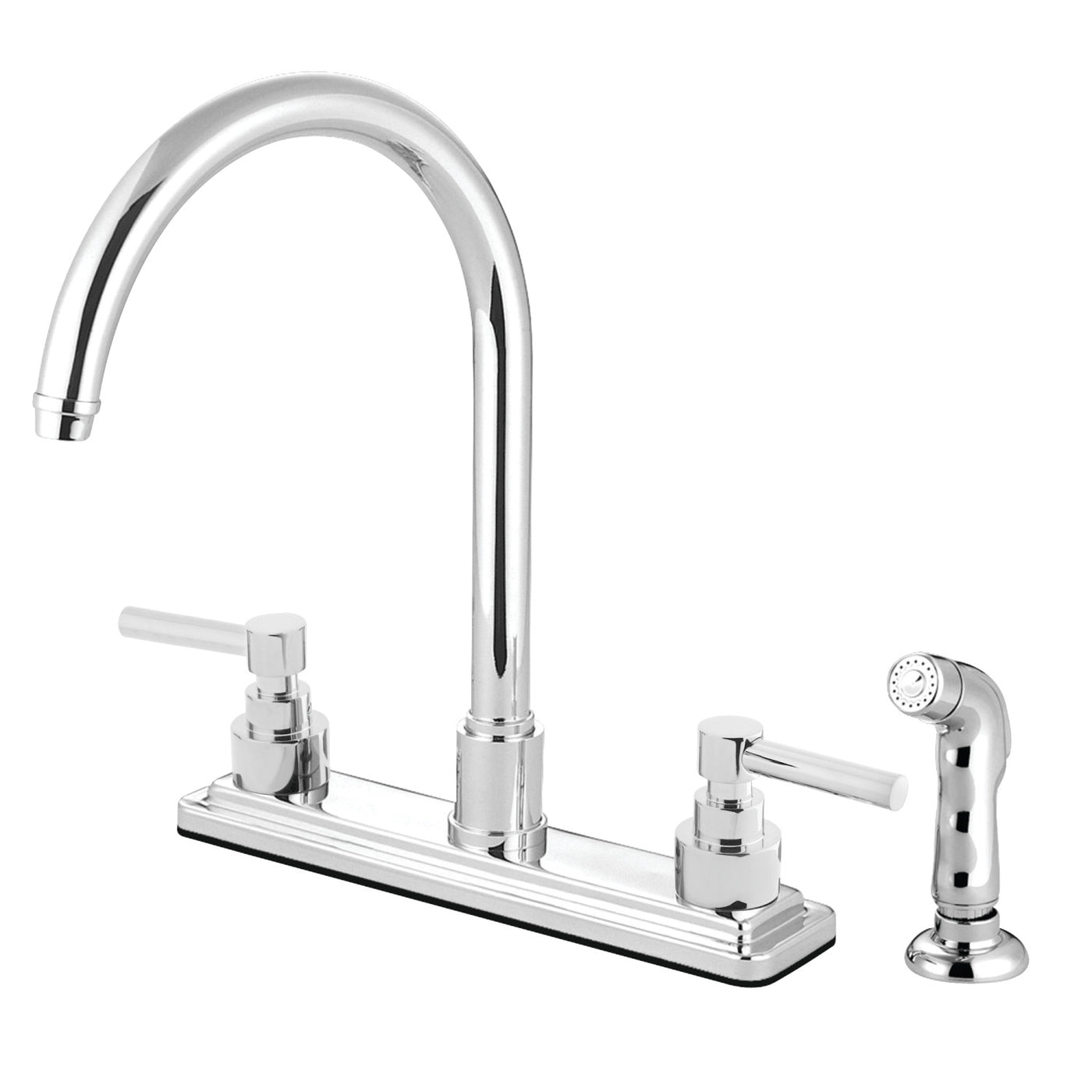Elements of Design ES8791EL 8-Inch Centerset Kitchen Faucet, Polished Chrome