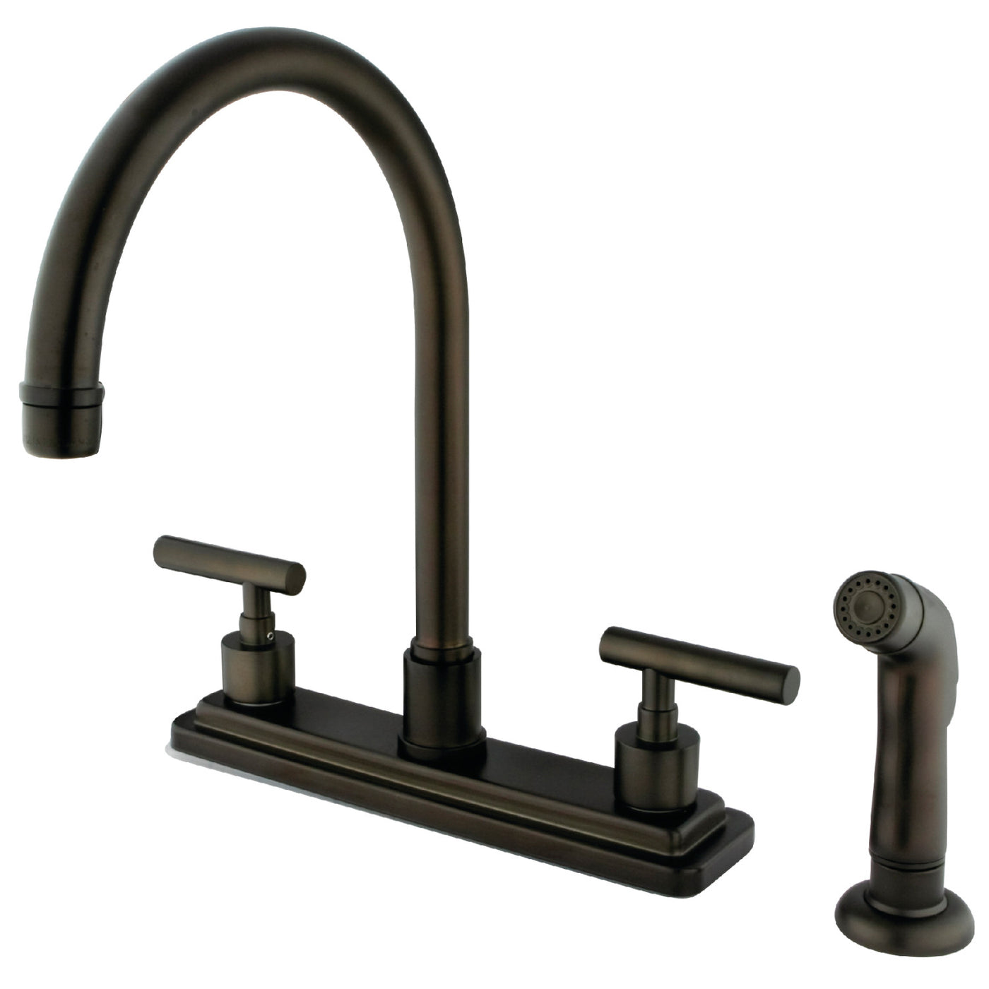 Elements of Design ES8795CML Centerset Kitchen Faucet, Oil Rubbed Bronze