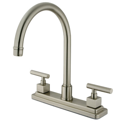 Elements of Design ES8798CQLLS Centerset Kitchen Faucet, Brushed Nickel