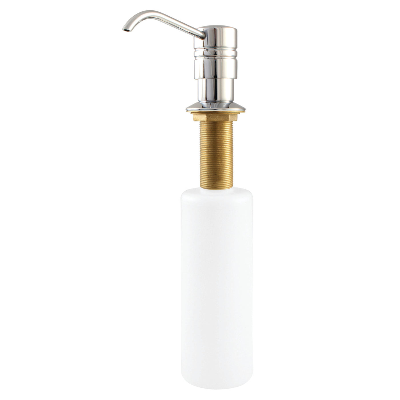Elements of Design ESD2611 Straight Nozzle Metal Soap Dispenser, Polished Chrome