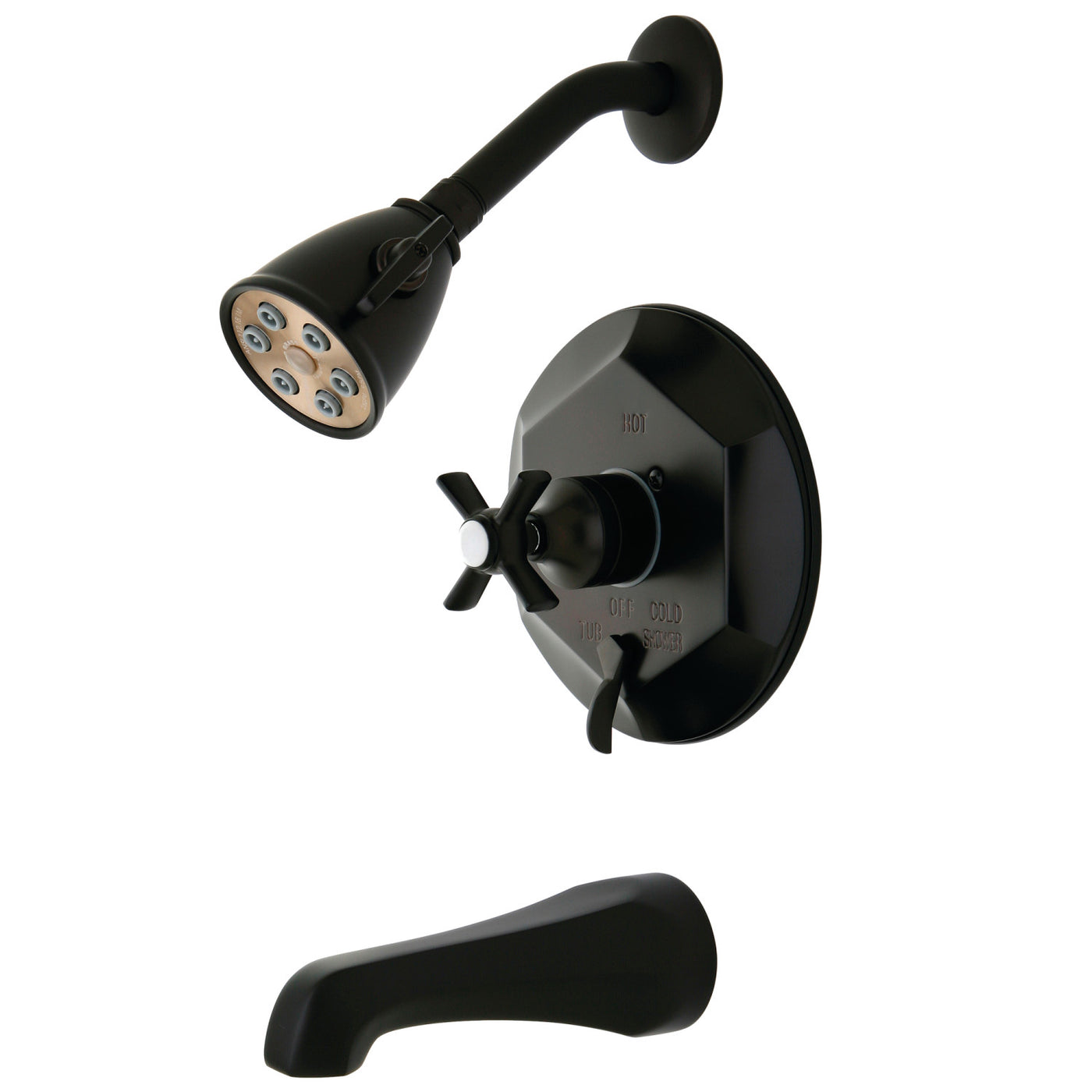 Elements of Design EVB46350ZX Tub and Shower Faucet, Oil Rubbed Bronze