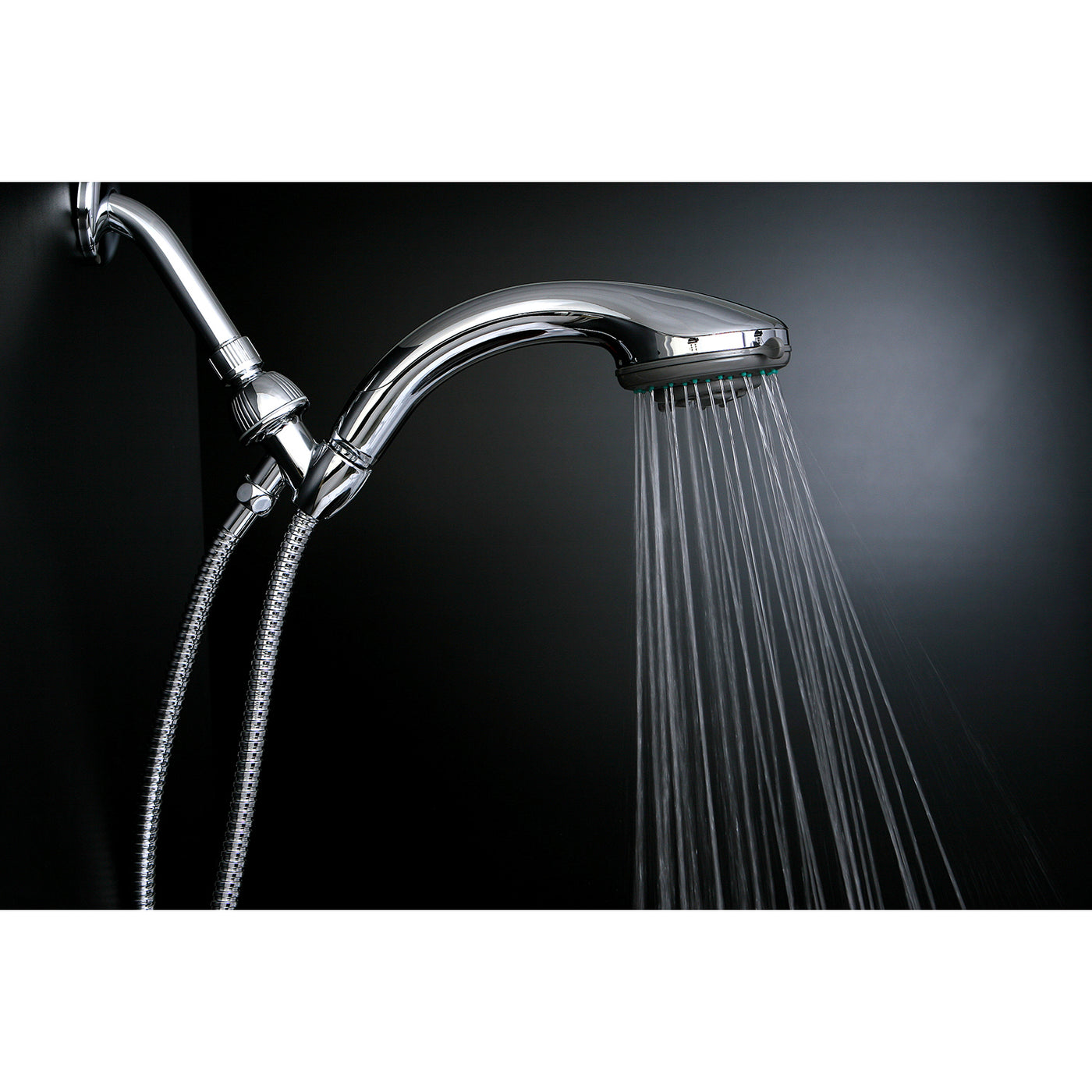 Elements of Design EX2522B 5-Function Hand Shower with Stainless Steel Hose, Polished Chrome