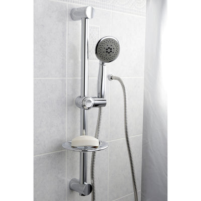 Elements of Design EX2522SBB 5-Function Hand Shower with Slide Bar Kit, Polished Chrome