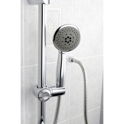 Elements of Design EX2522SBB 5-Function Hand Shower with Slide Bar Kit, Polished Chrome