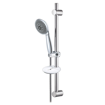 Elements of Design EX2522SBB 5-Function Hand Shower with Slide Bar Kit, Polished Chrome