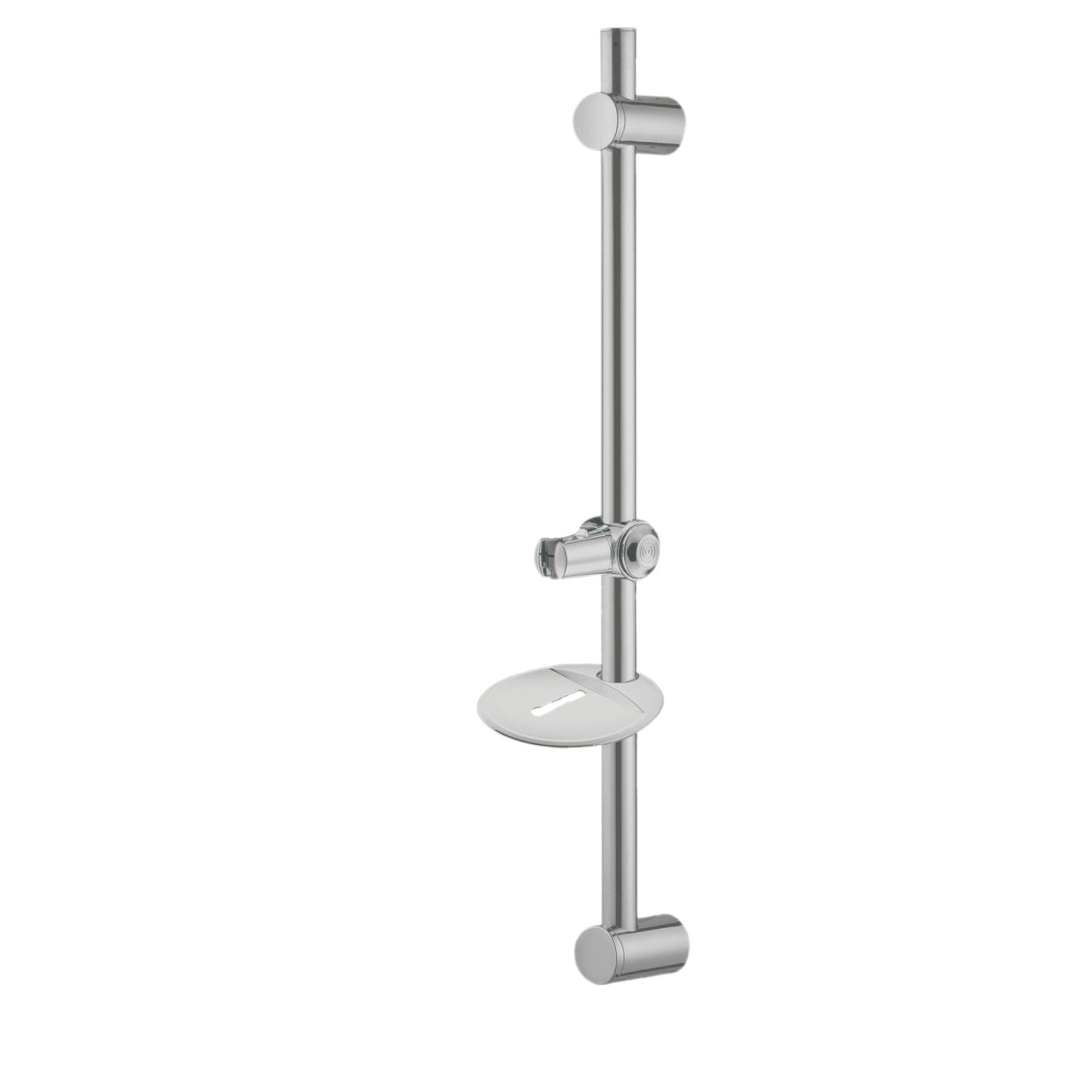 Elements of Design EX2528SG 24-Inch Slide Bar with Soap Dish and Hand Shower Holder, Brushed Nickel