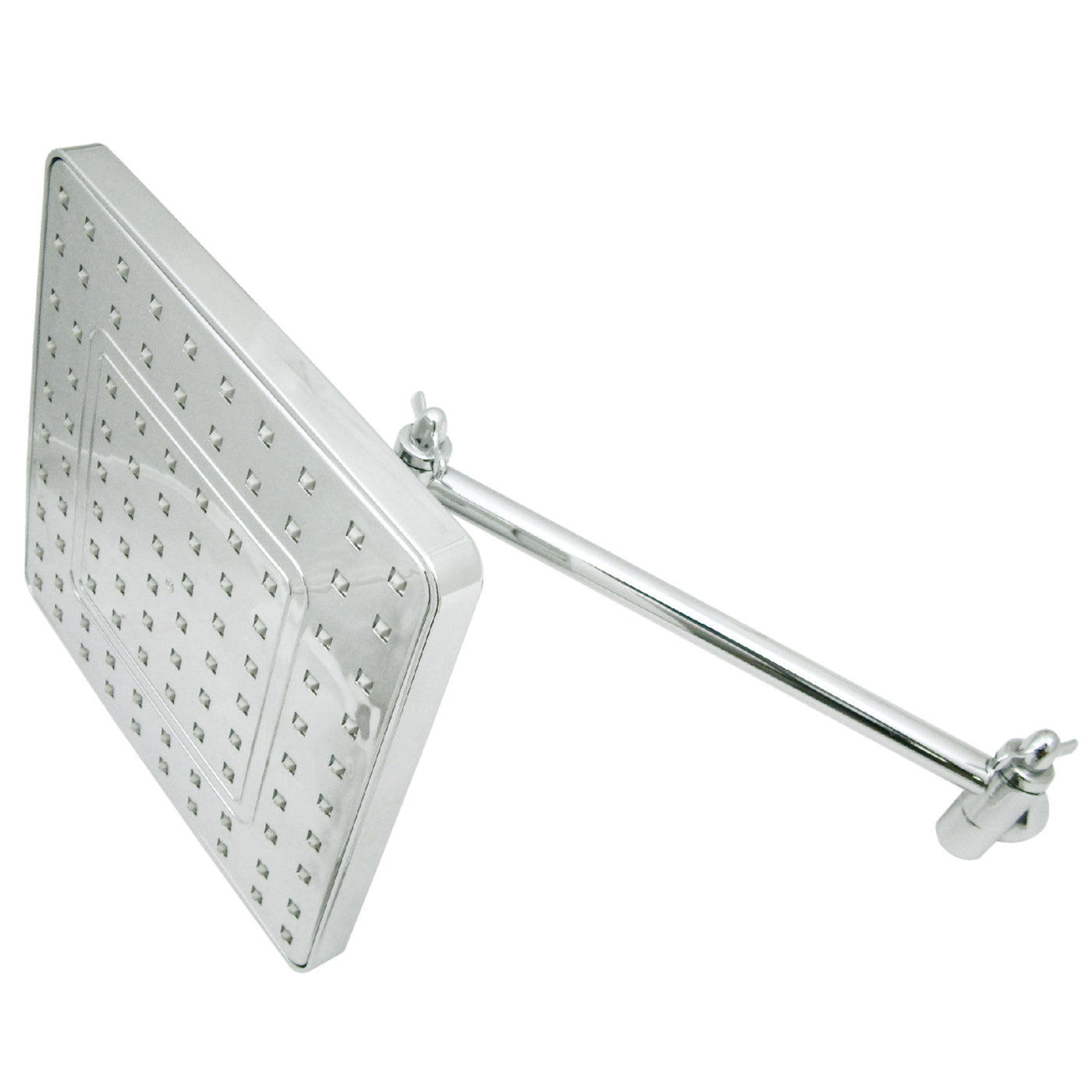 Elements of Design EX4641K1 8-Inch Square Shower Head with 10-Inch Shower Arm, Polished Chrome