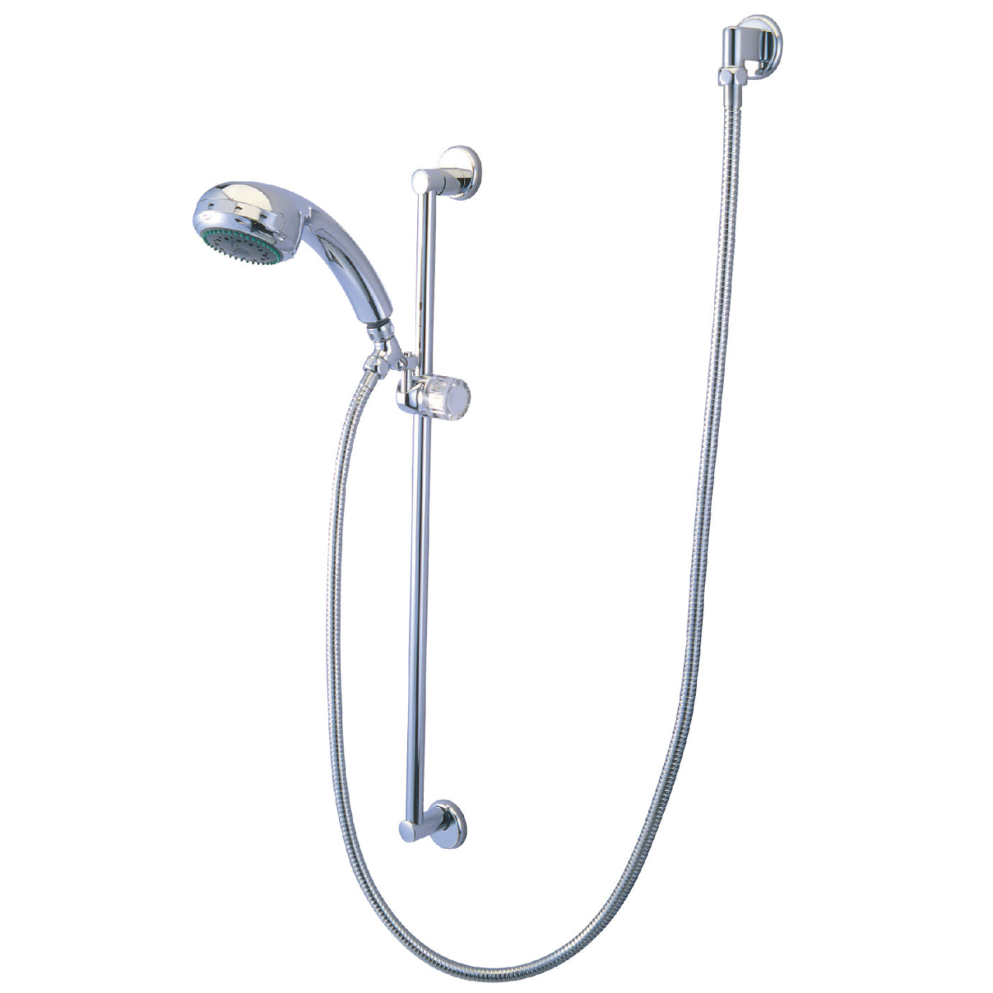 Elements of Design EXK1801W1 Shower Combo with Slide Bar, Polished Chrome